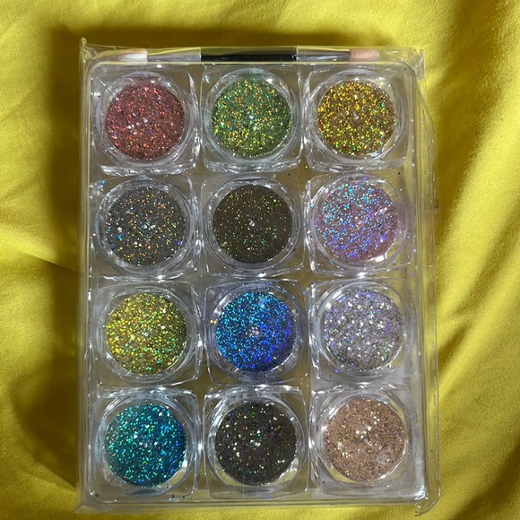 New 12 Holographic Glitter for nail art - Picture 1 of 6
